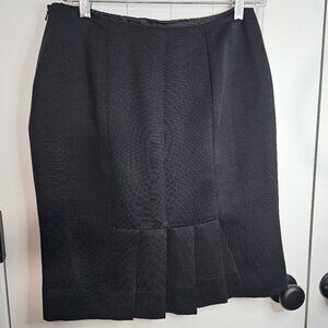 Ann Taylor Petites Black Pencil Skirt Sz 4P
